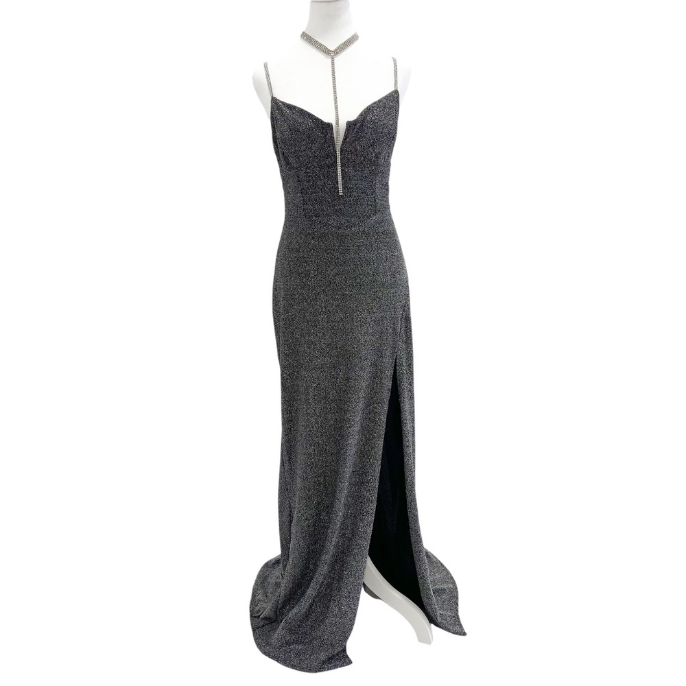 Maxi Dress - Black/Silver